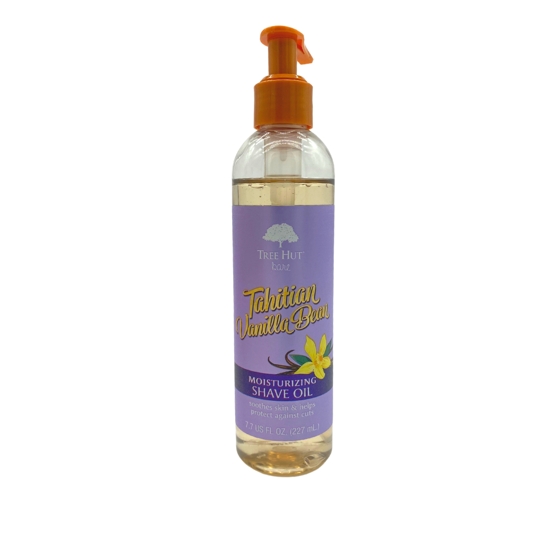 TREE HUT Tahitian Vanilla Bean Bare Moisturizing Shave Oil, 227 ml