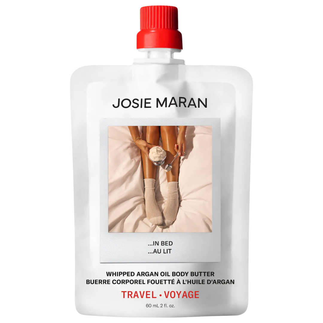 JOSIE MARAN ...In Bed (Whipped Vanilla Milk + Cashmere Musk) Whipped Argan Oil Refillable Body Butter
