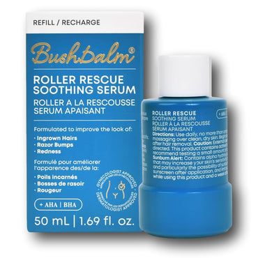 Bushbalm Roller Rescue Soothing Serum with AHA/BHA