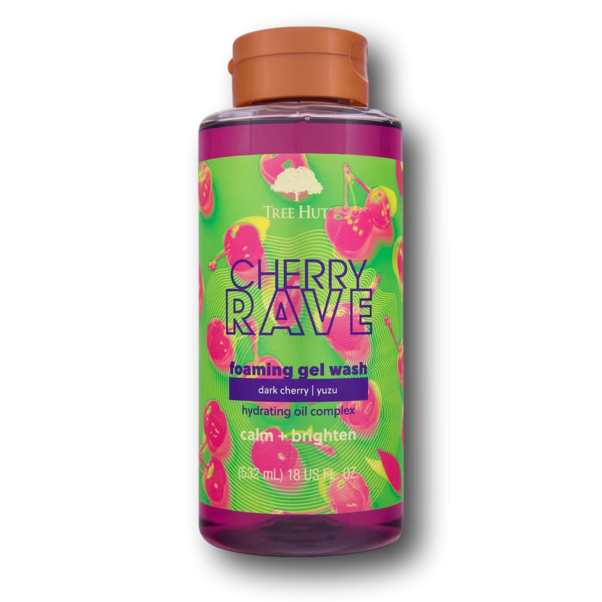 Tree Hut Cherry Rave Foaming Gel Wash