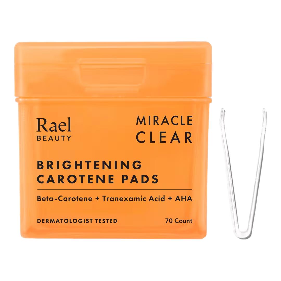 Rael Miracle Clear Brightening Carotene Pads, 70 ct