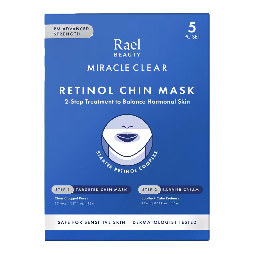 Rael Miracle Clear Retinol Chin Mask Set, 5 ct