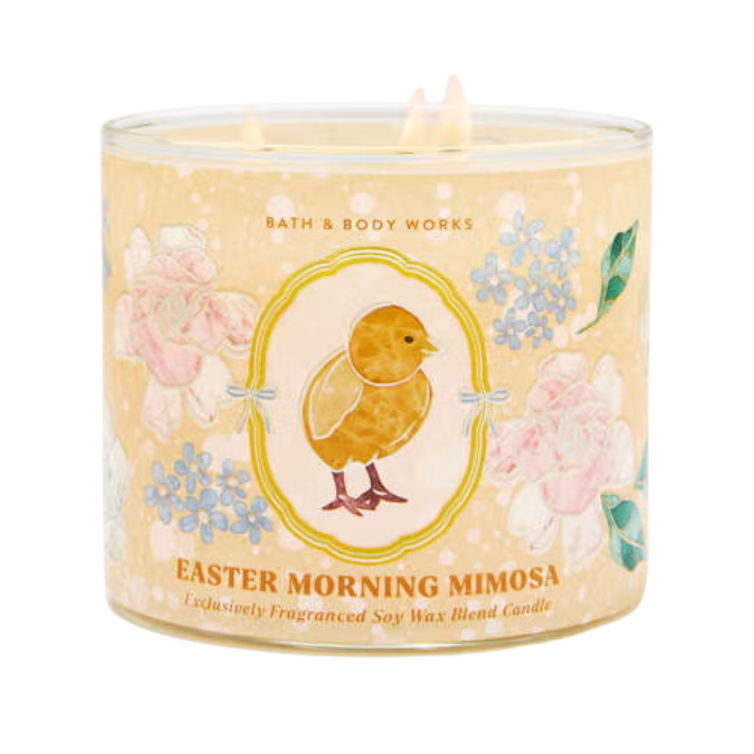 Bath & Body Works Easter Morning Mimosa 3-Wick Candle, 14.5 oz | 411 g