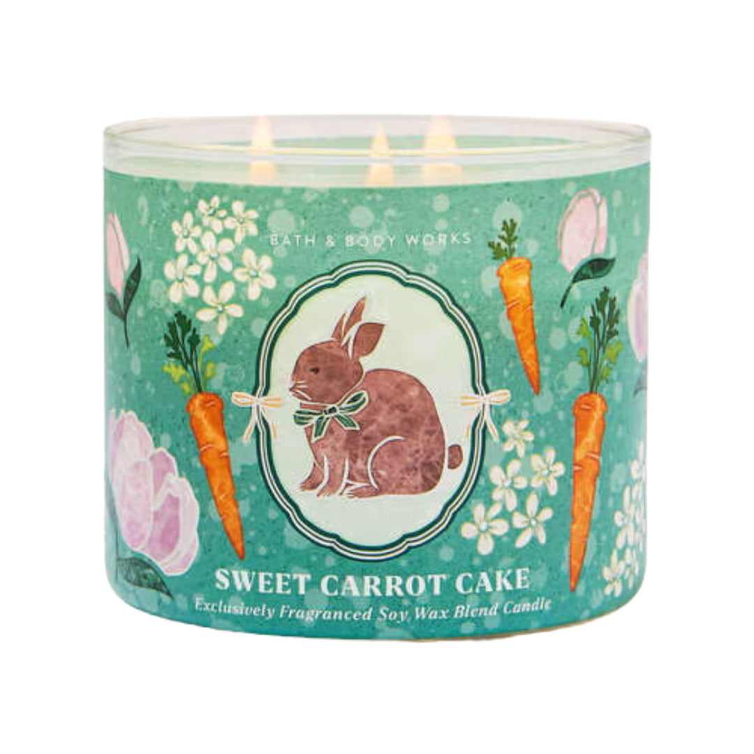 Bath & Body Works Sweet Carrot Cake 3-Wick Candle, 14.5 oz | 411 g