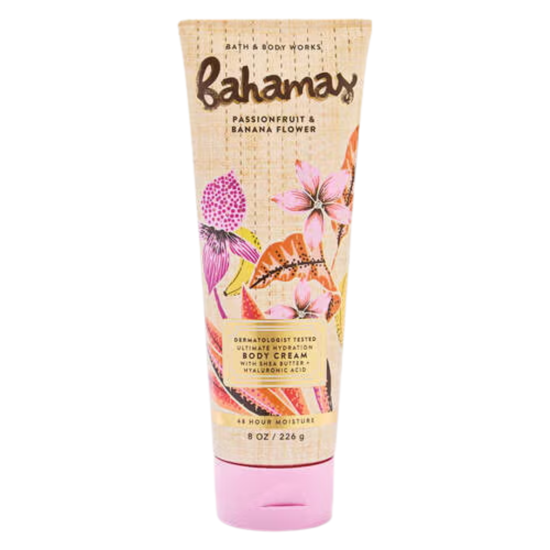Bath & Body Works Bahamas Passionfruit Banana Flower Ultimate Hydration Body Cream, 8 oz