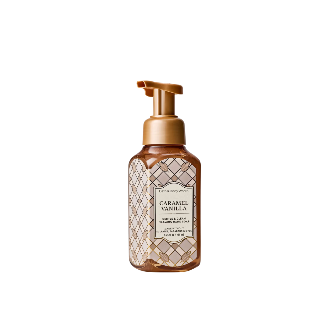Bath & Body Works Caramel Vanilla Gentle & Clean Foaming Hand Soap, 8.75 fl oz