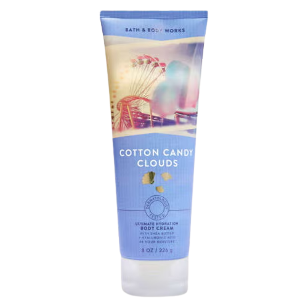 Bath & Body Works Cotton Candy Clouds Ultimate Hydration Body Cream, 8 oz