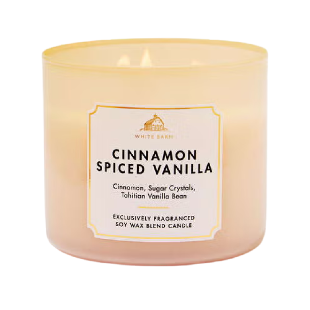 Bath & Body Works Cinnamon Spiced Vanilla 3-Wick Candle, 14.5 oz | 411 g