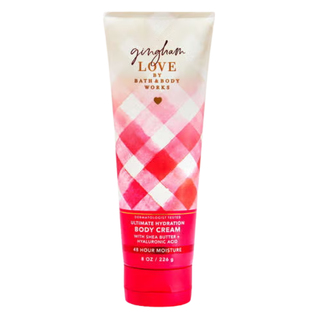 Bath & Body Works Gingham Love Ultimate Hydration Body Cream, 8 oz