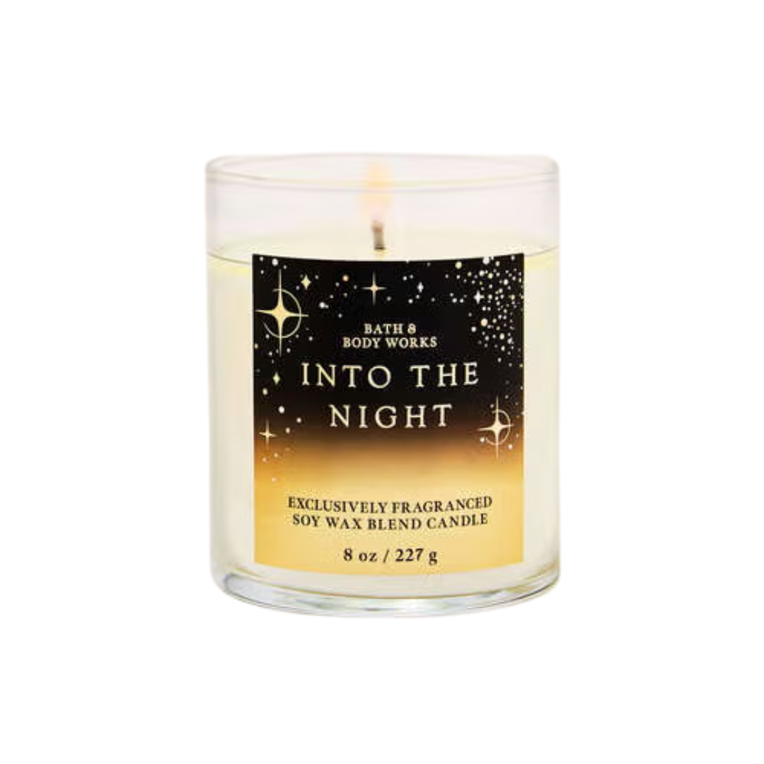 Bath & Body Works Into The Night Single Wick Candle, 8 oz