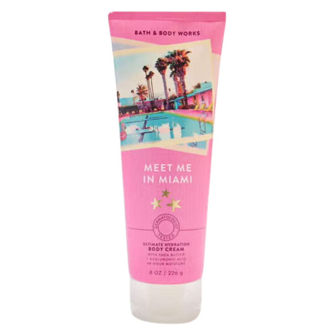Bath & Body Works Meet Me in Miami Ultimate Hydration Body Cream, 8 oz
