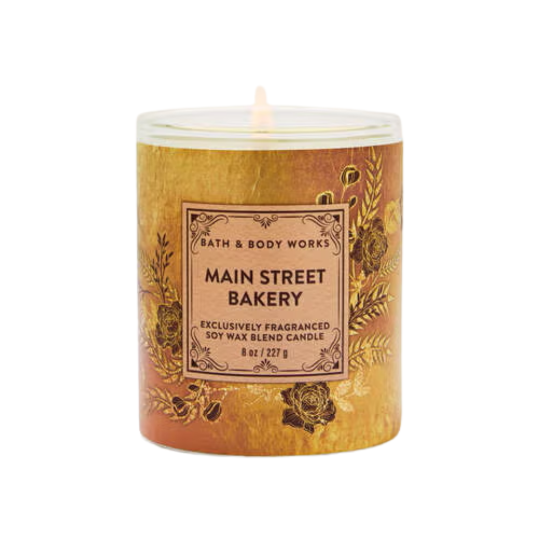 Bath & Body Works Main Street Bakery Single Wick Candle, 8 oz