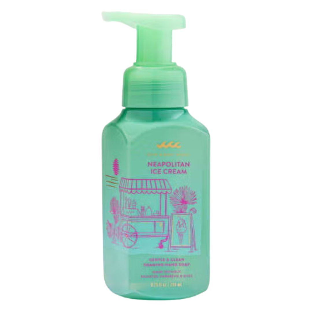 Bath & Body Works Neapolitan Ice Cream Gentle & Clean Foaming Hand Soap, 8.75 fl oz