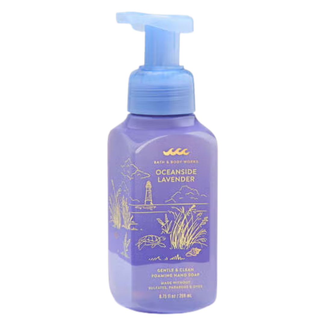 Bath & Body Works Oceanside Lavender Gentle & Clean Foaming Hand Soap, 8.75 fl oz