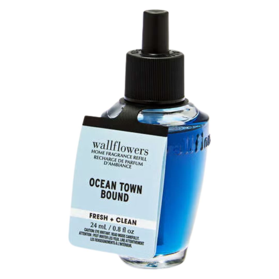 Bath & Body Works Ocean Town Bound Wallflowers Fragrance Refill, 24 ml