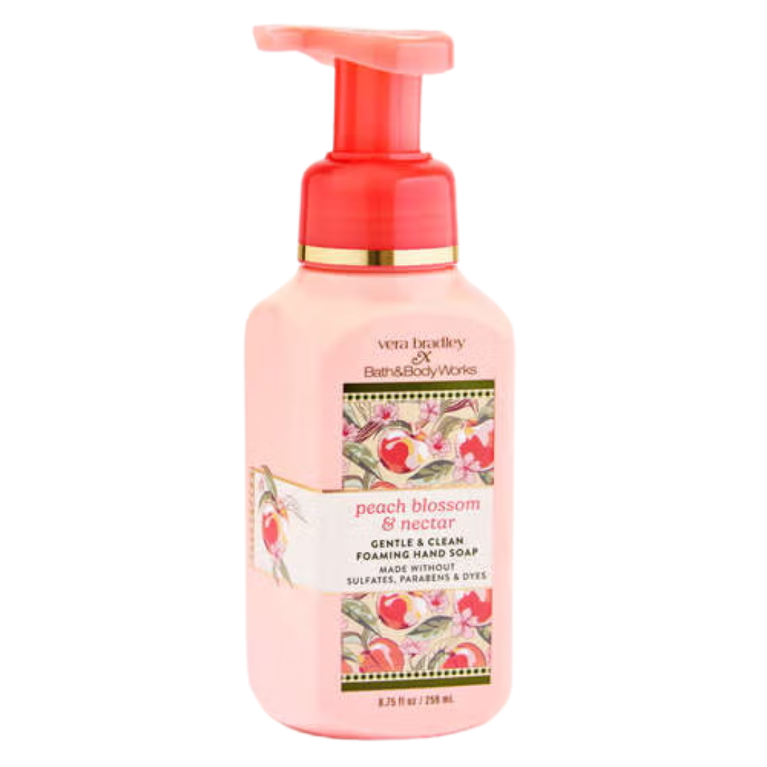 Bath & Body Works Peach Blossom & Nectar Gentle & Clean Foaming Hand Soap, 8.75 fl oz
