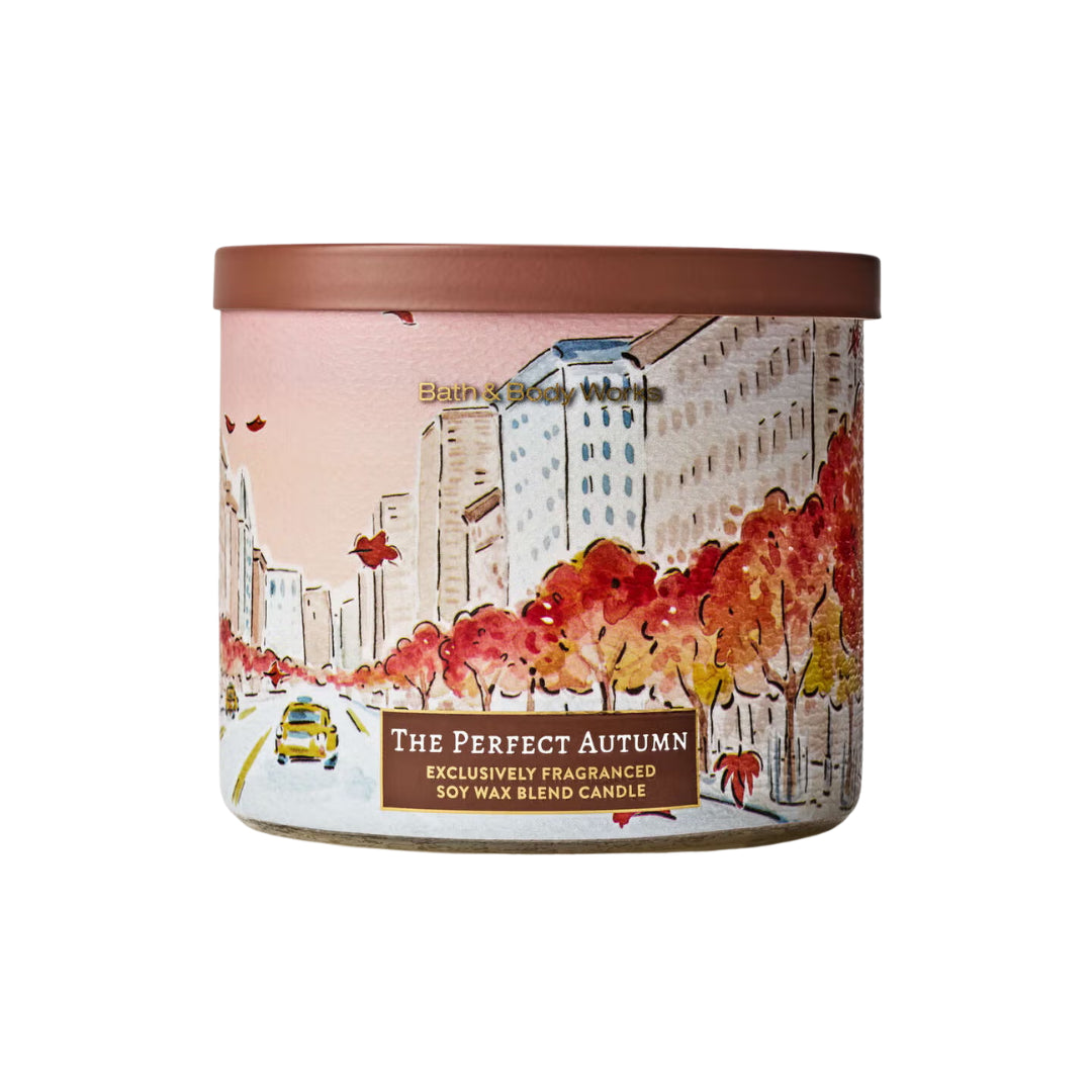 BATH & BODY WORKS The Perfect Autumn 3-Wick Candle