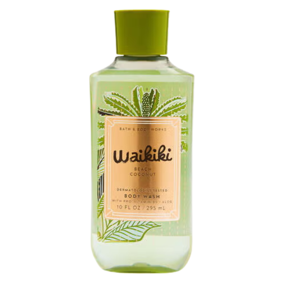 Bath & Body Works Waikiki Beach Coconut Body Wash, 10 fl oz
