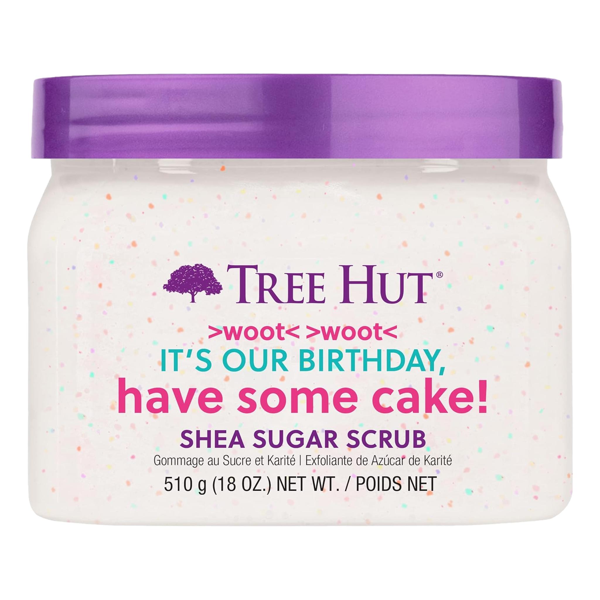 TREE HUT Birthday Cake Shea Sugar Scrub, 18oz