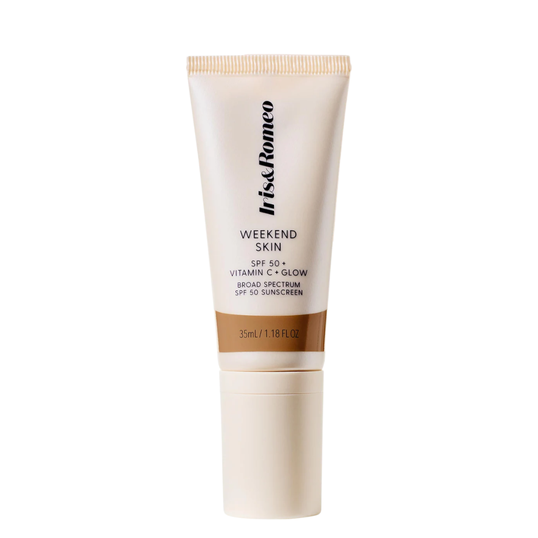 Iris&Romeo Weekend Skin SPF 50 Natural Glow Tinted Sunscreen with Vitamin C + Niacinamide