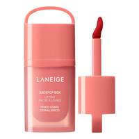 LANEIGE JuicePop Box Lip Oil Stain 12HR Hydrating Tint, 0.15 oz