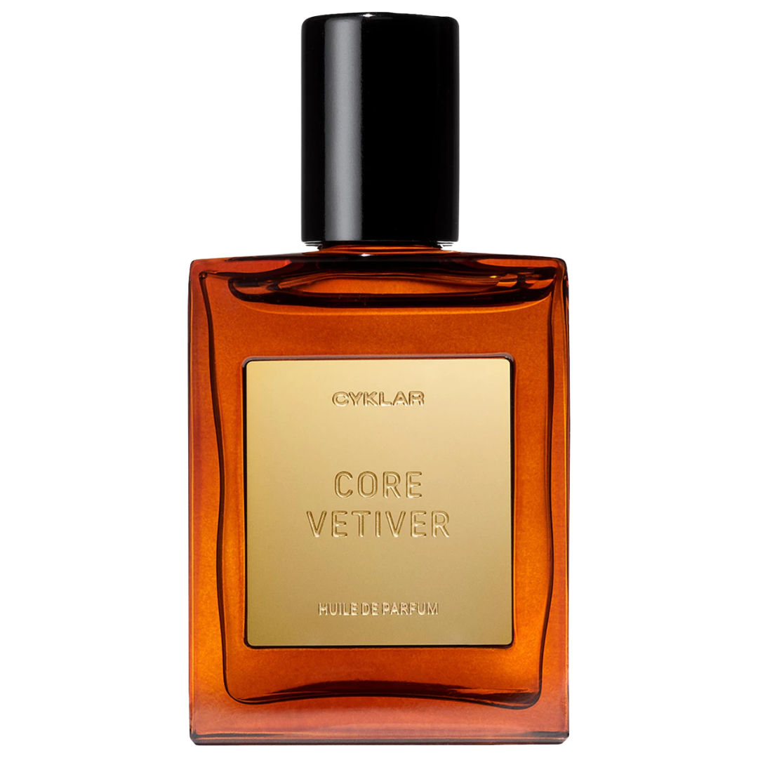 CYKLAR Core Vetiver Roll-On Perfume Oil with Driftwood and Citrus Zest, 0.5 fl oz