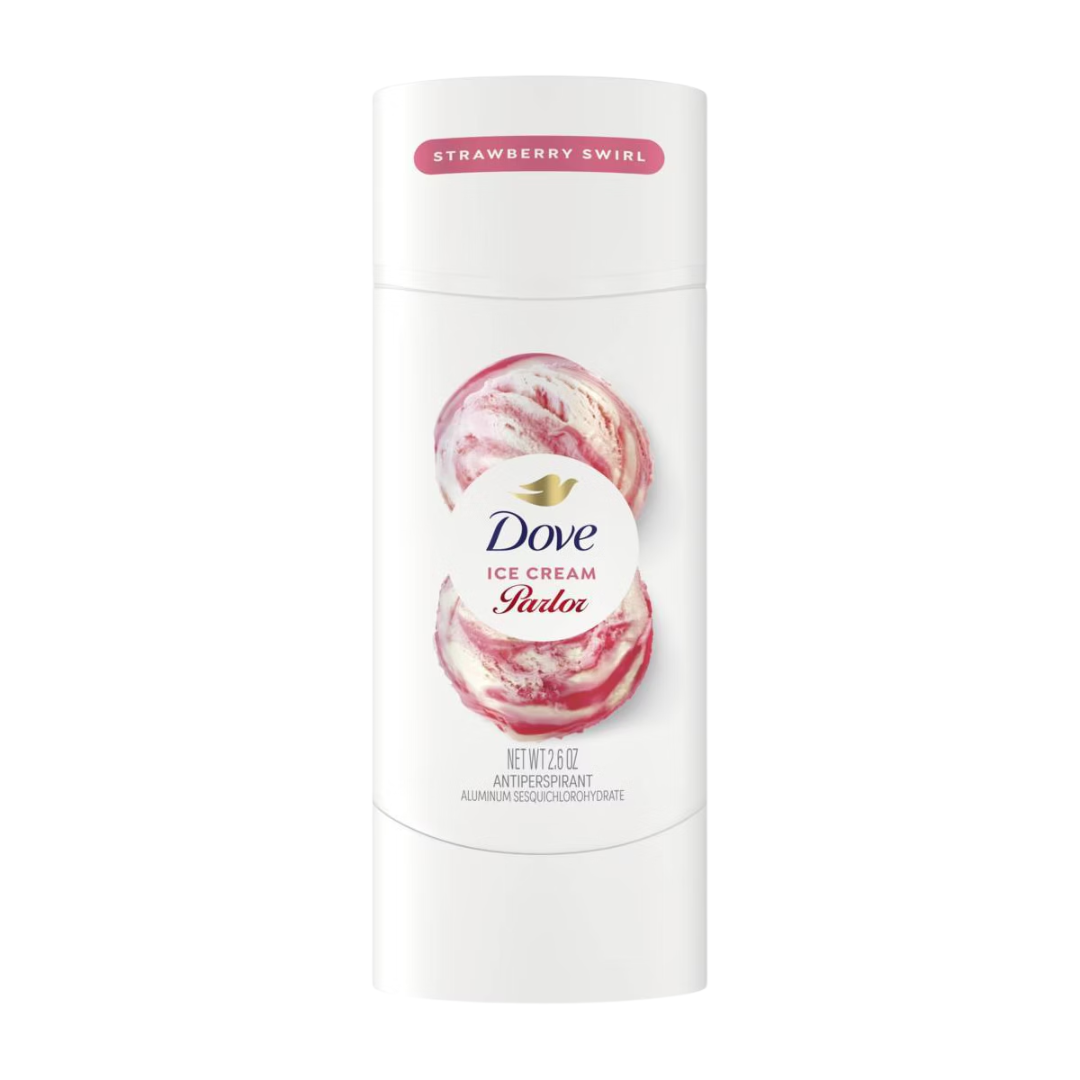 Dove Beauty Ice Cream Parlor Antiperspirant & Deodorant Stick – Strawberry – 2.6 oz