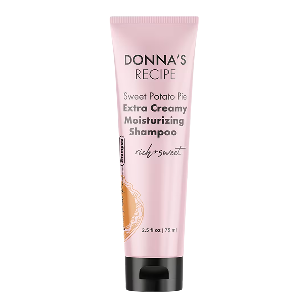 DONNA'S RECIPE Sweet Potato Pie Extra Creamy Moisturising Shampoo, 2.5 oz