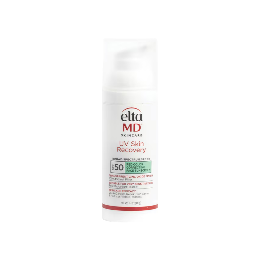 EltaMD UV Skin Recovery Broad Spectrum SPF 50 – Green Tint for Redness, 1.7 fl oz