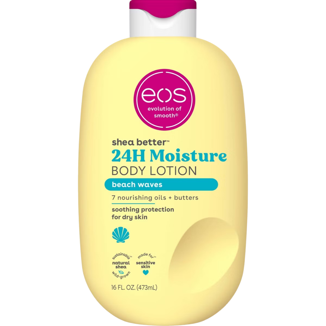 eos Shea Better 24H Moisture Body Lotion – Beach Waves – 16 fl oz