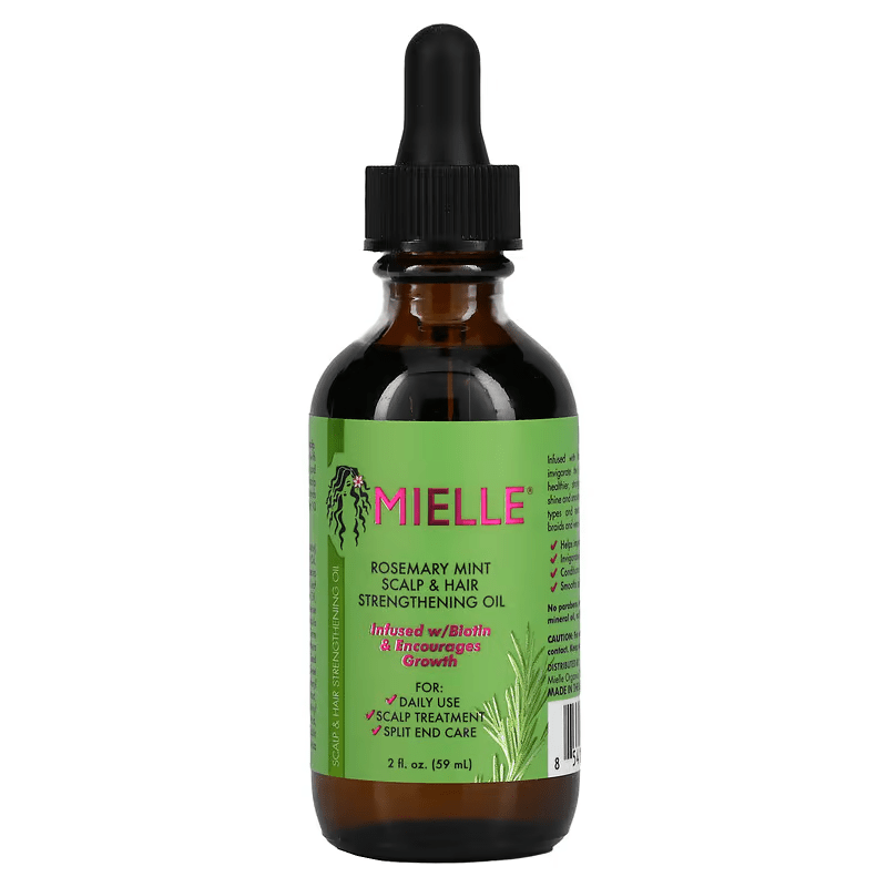MIELLE Rosemary Mint Scalp & Hair Strengthening Oil, 2 fl oz