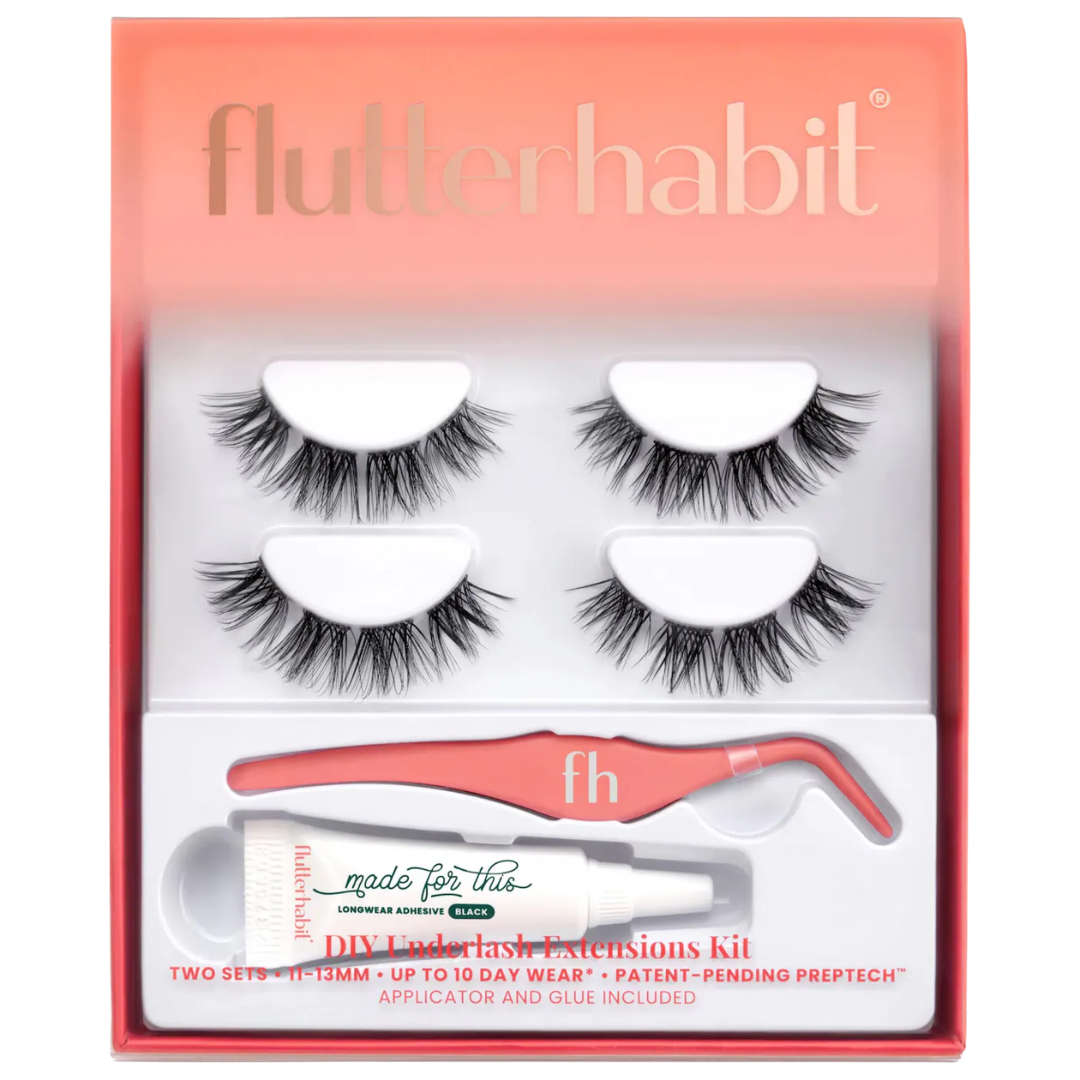 FlutterHabit Lash Extension Kit – Up to 10 Days – The Sweetheart