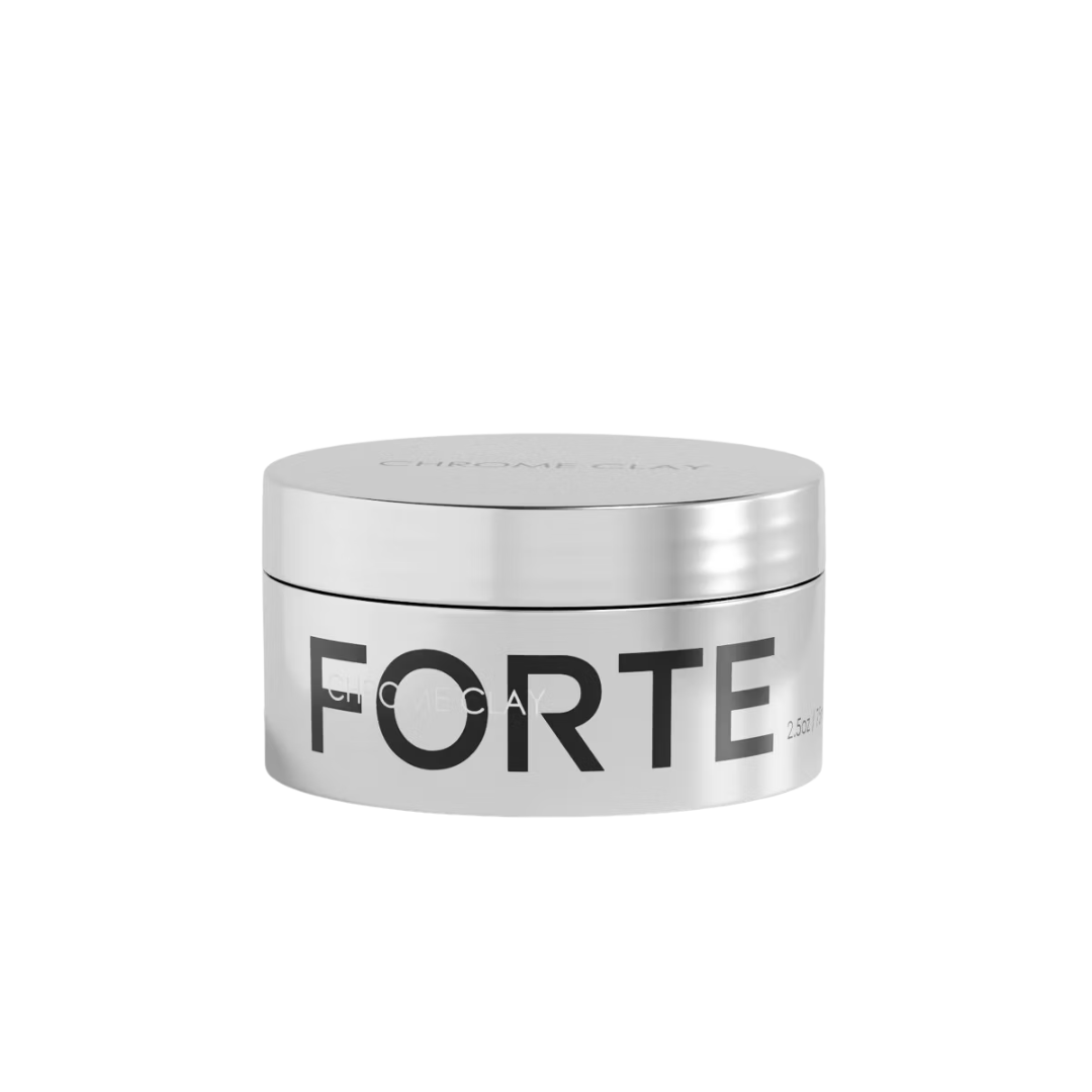 Forte Series Chrome Clay Hair Wax, 2.5oz