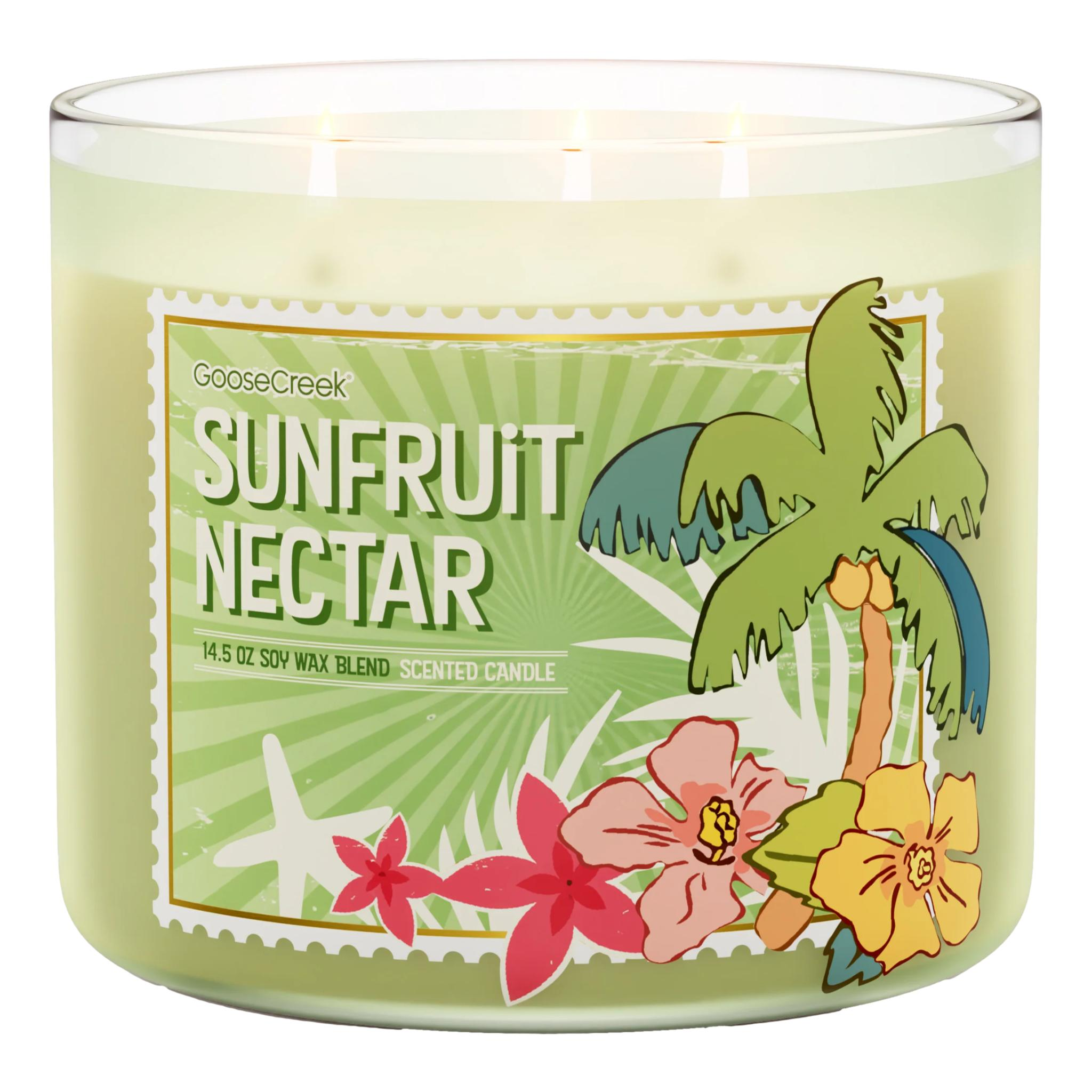 GooseCreek Sunfruit Nectar 3-Wick Candle
