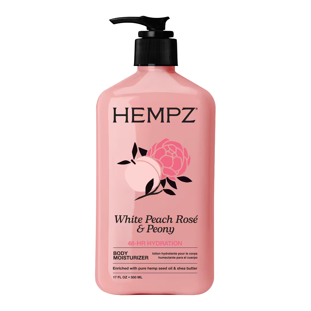 Hempz White Peach Rosé & Peony Body Moisturizer, 17 oz