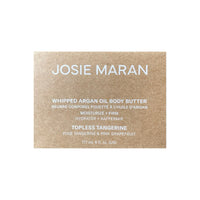 Josie Maran Topless Tangerine – Whipped Argan Oil Refillable Firming Body Butter