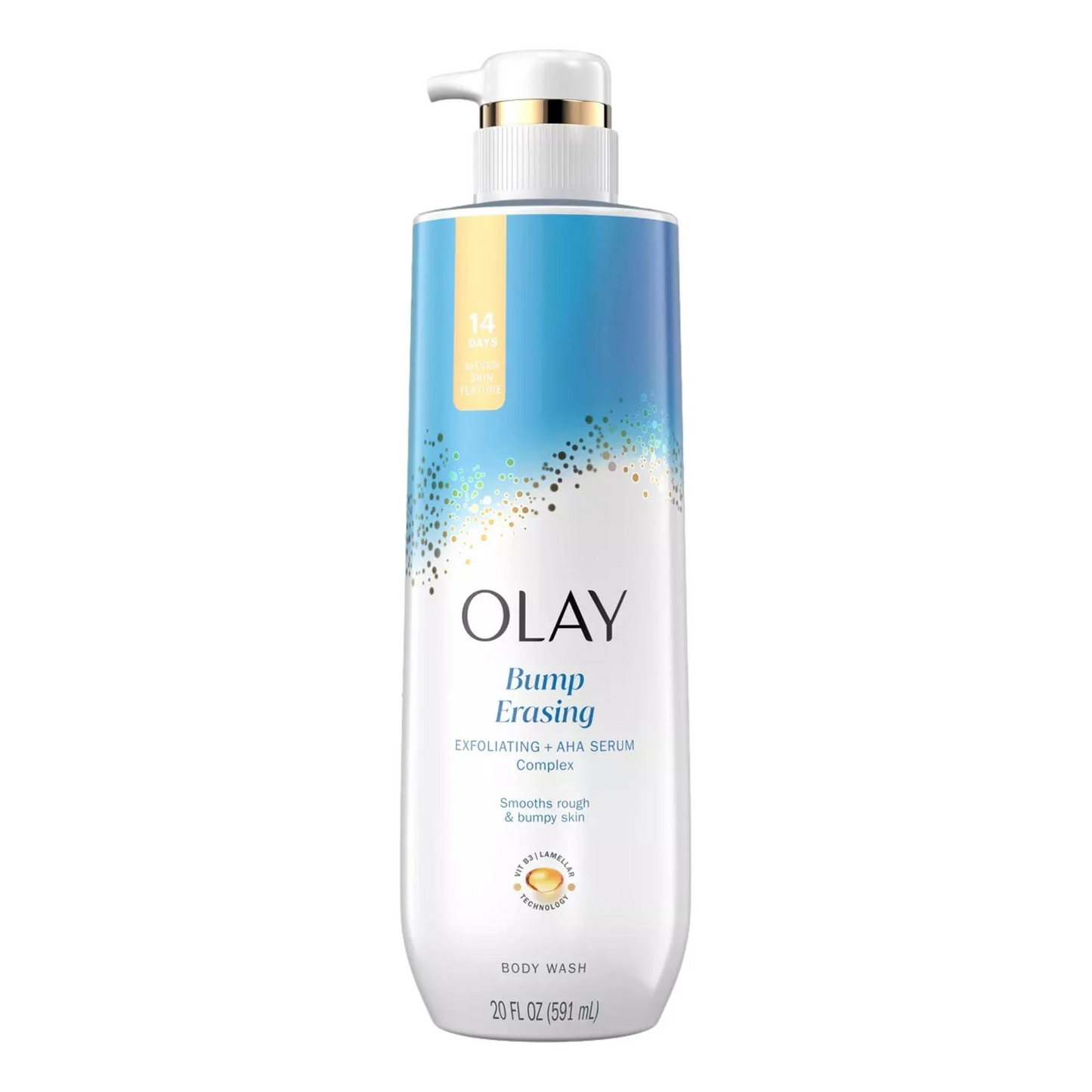 Olay Premium Bump Erasing Exfoliating Body Wash with AHA Serum Complex – 20 fl oz