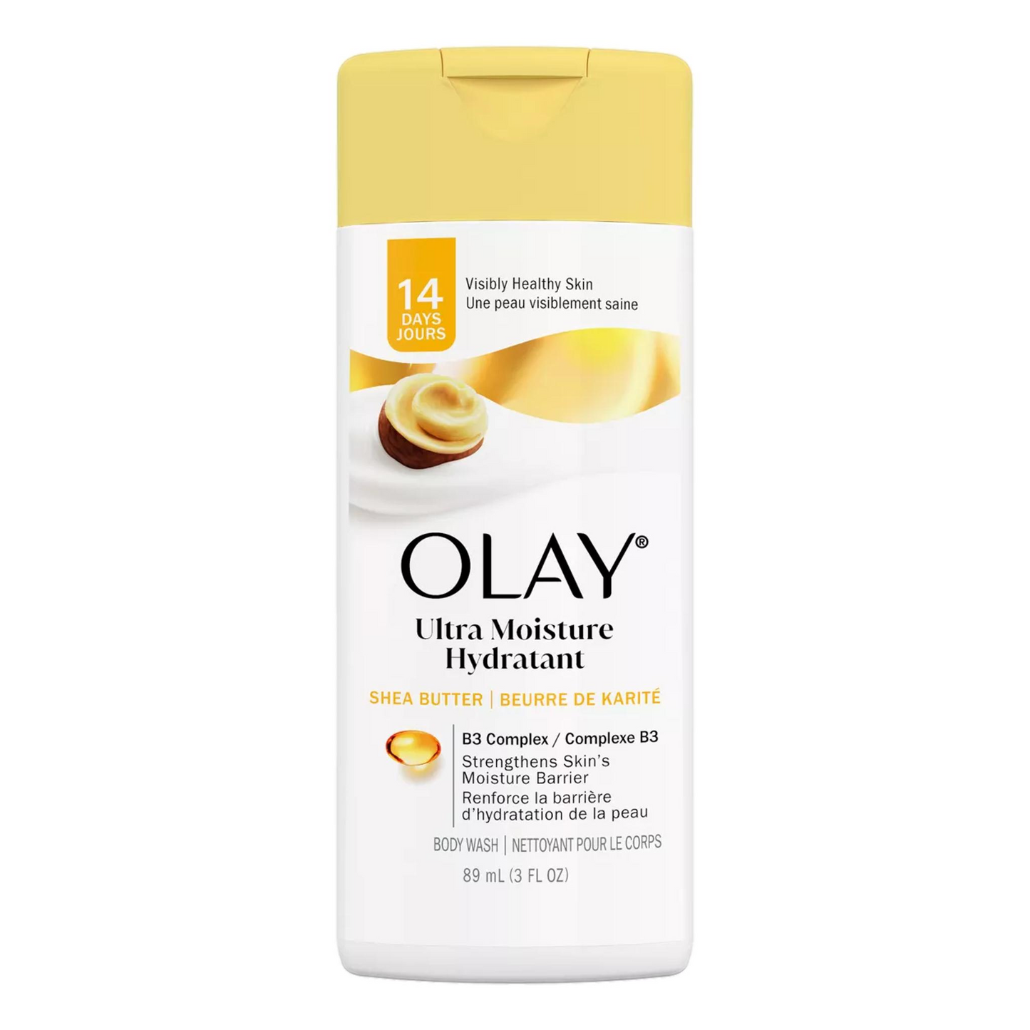 Olay Ultra Moisture Body Wash with Shea Butter – Trial Size, 3 fl oz