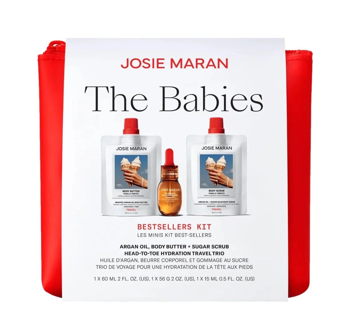 Josie Maran The Babies 3-Piece Hydration Travel Trio