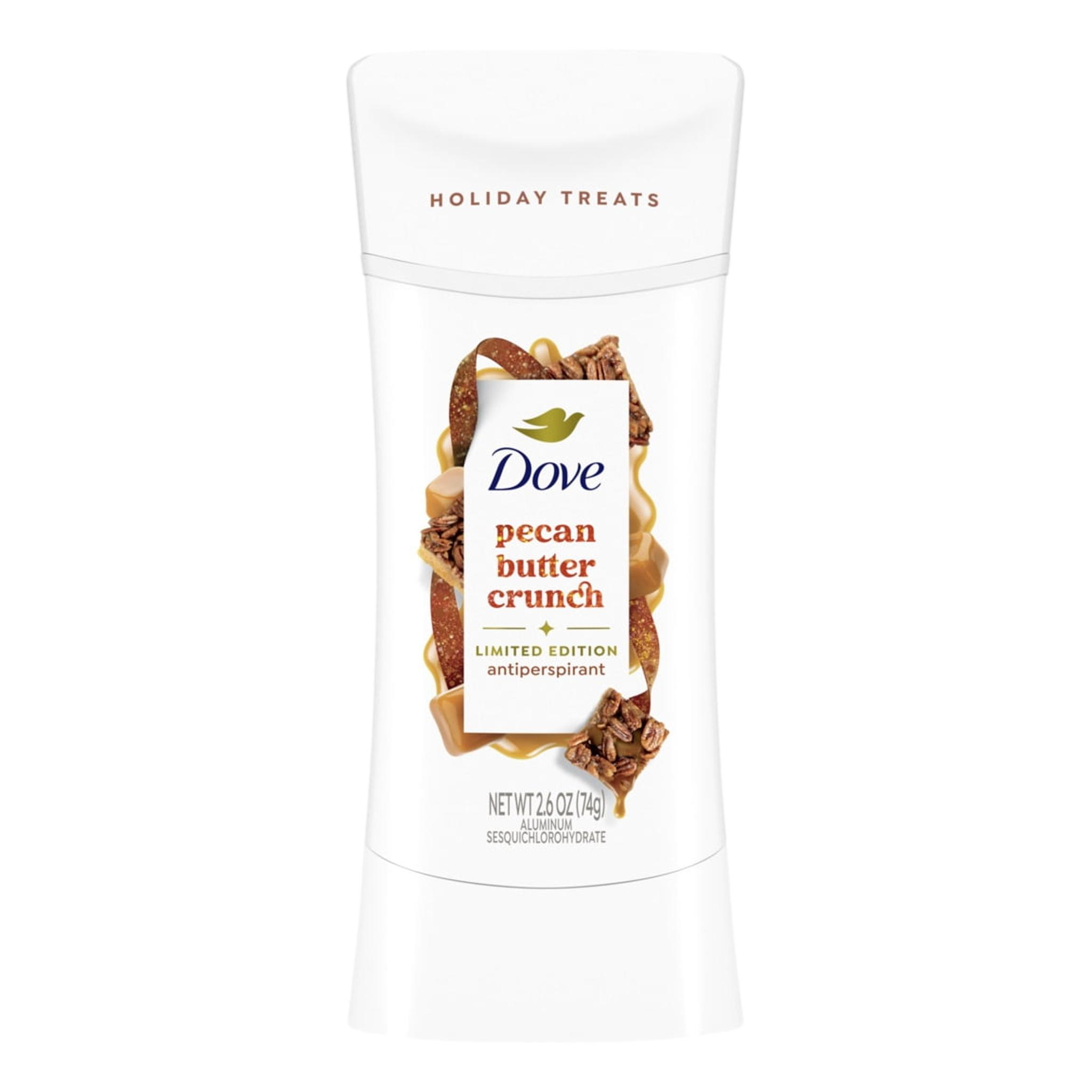 Dove Limited Edition Holiday Treats Antiperspirant Deodorant Pecan Buttercrunch, 2.6 oz