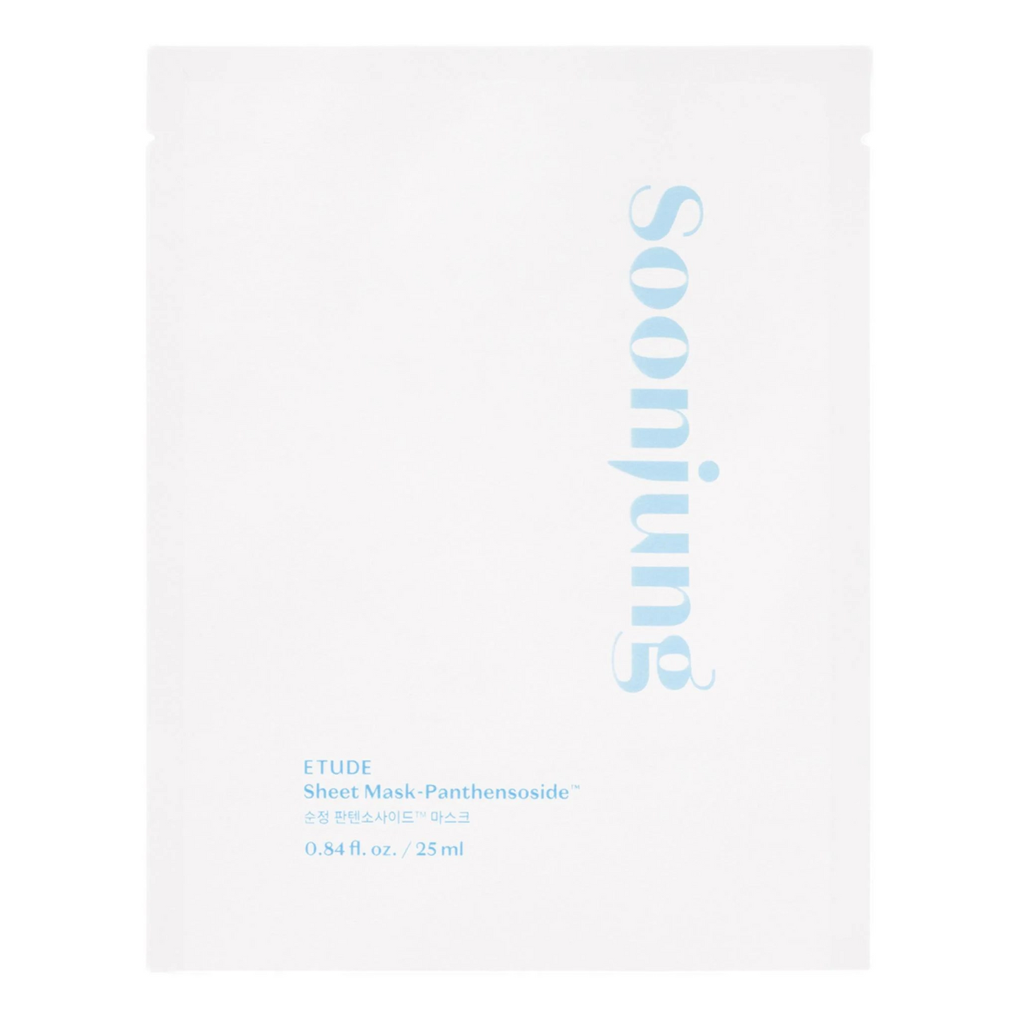 ETUDE Soonjung Panthensoside Sheet Mask, 1 ct