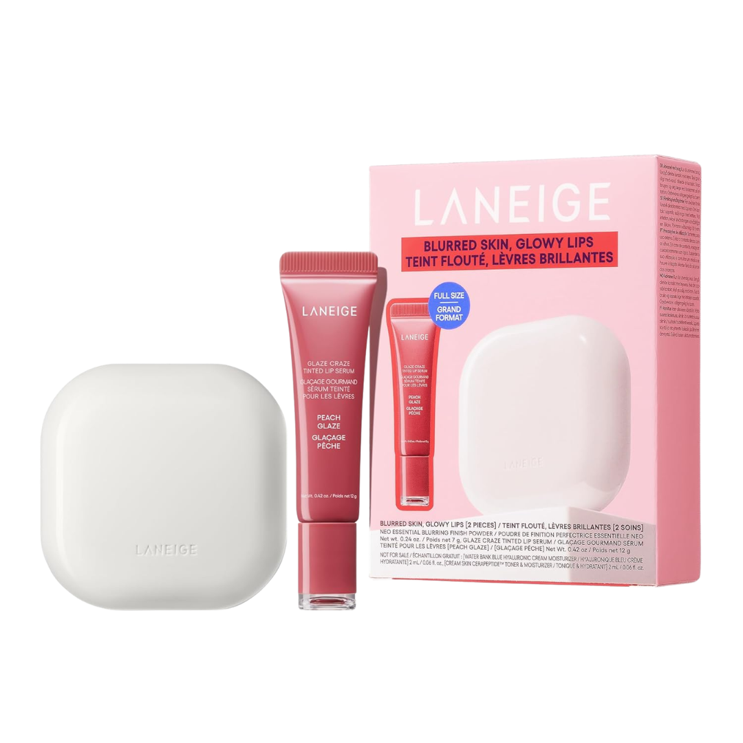 LANEIGE Blurred Skin & Glowy Lips Set