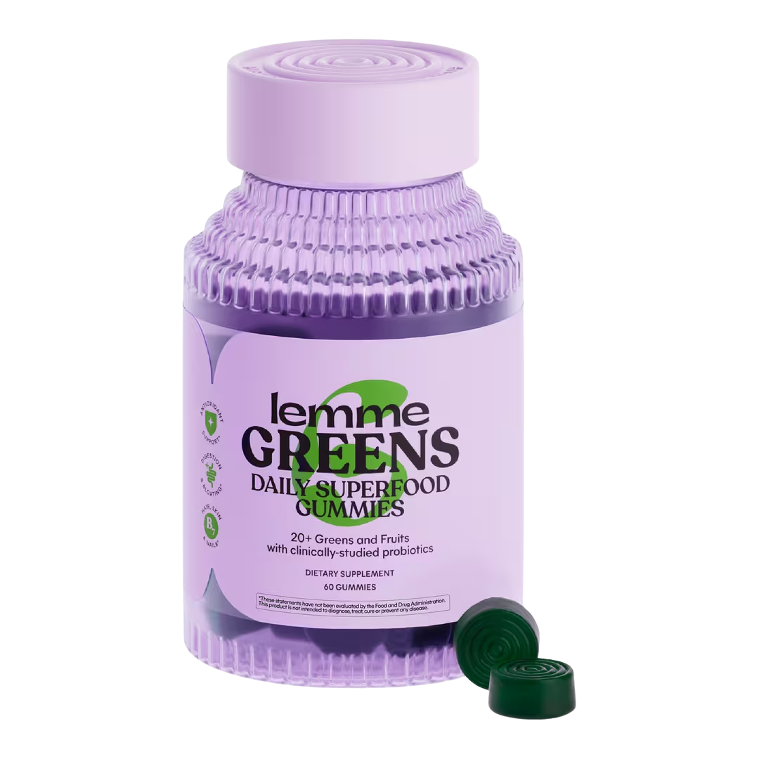 Lemme Greens Daily Superfood Gummies, 60 ct