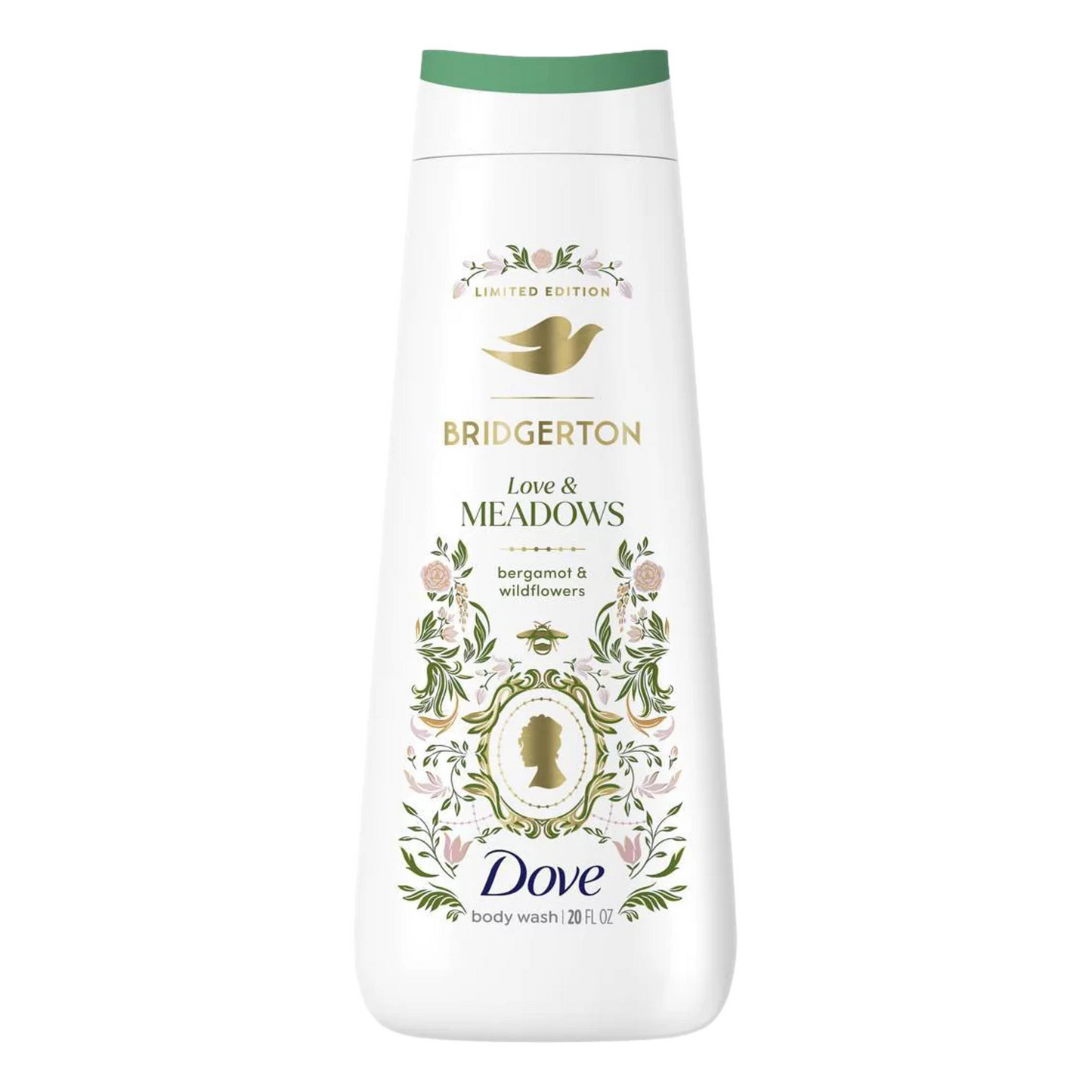 Dove Beauty Limited Edition Bridgerton Body Wash – Love &amp; Meadows – Bergamot & Wildflowers Scent – 20oz