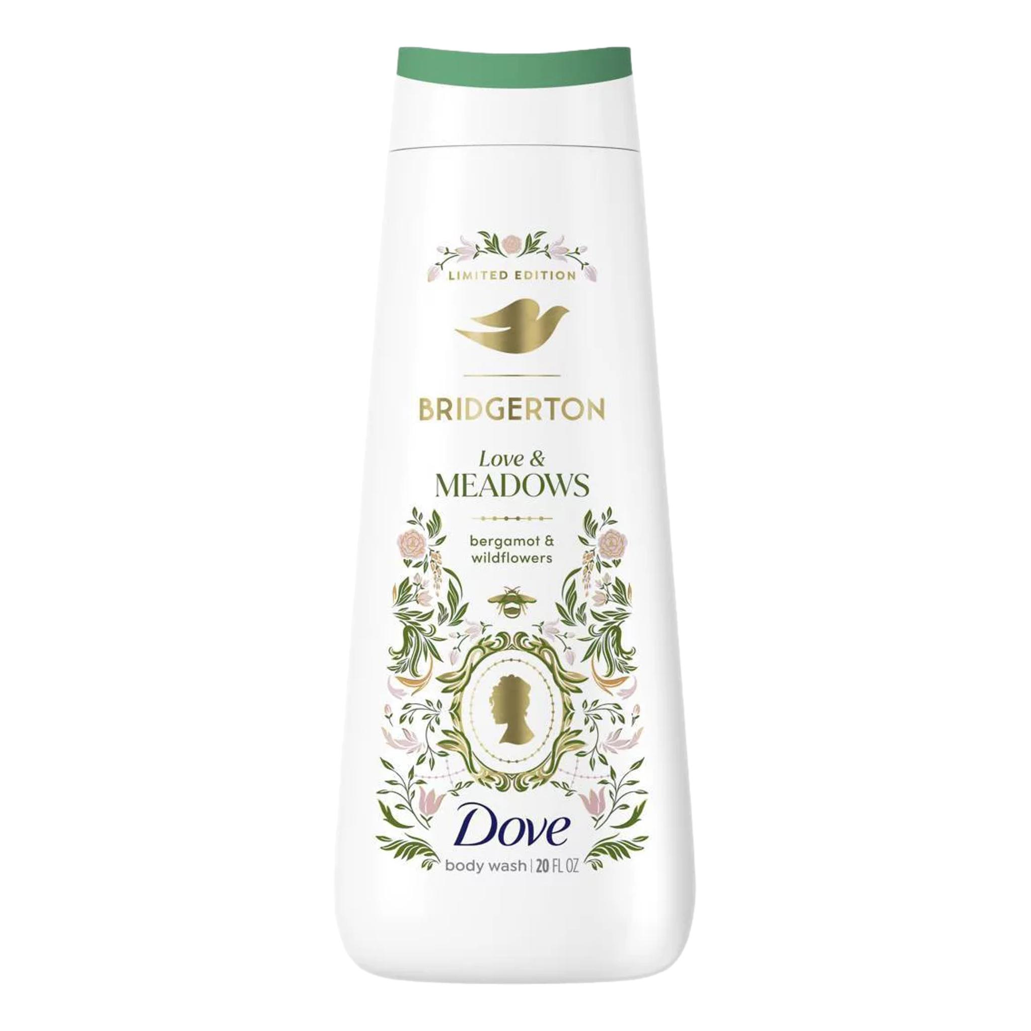 Dove Beauty Limited Edition Bridgerton Body Wash – Love &amp; Meadows – Bergamot & Wildflowers Scent – 20oz