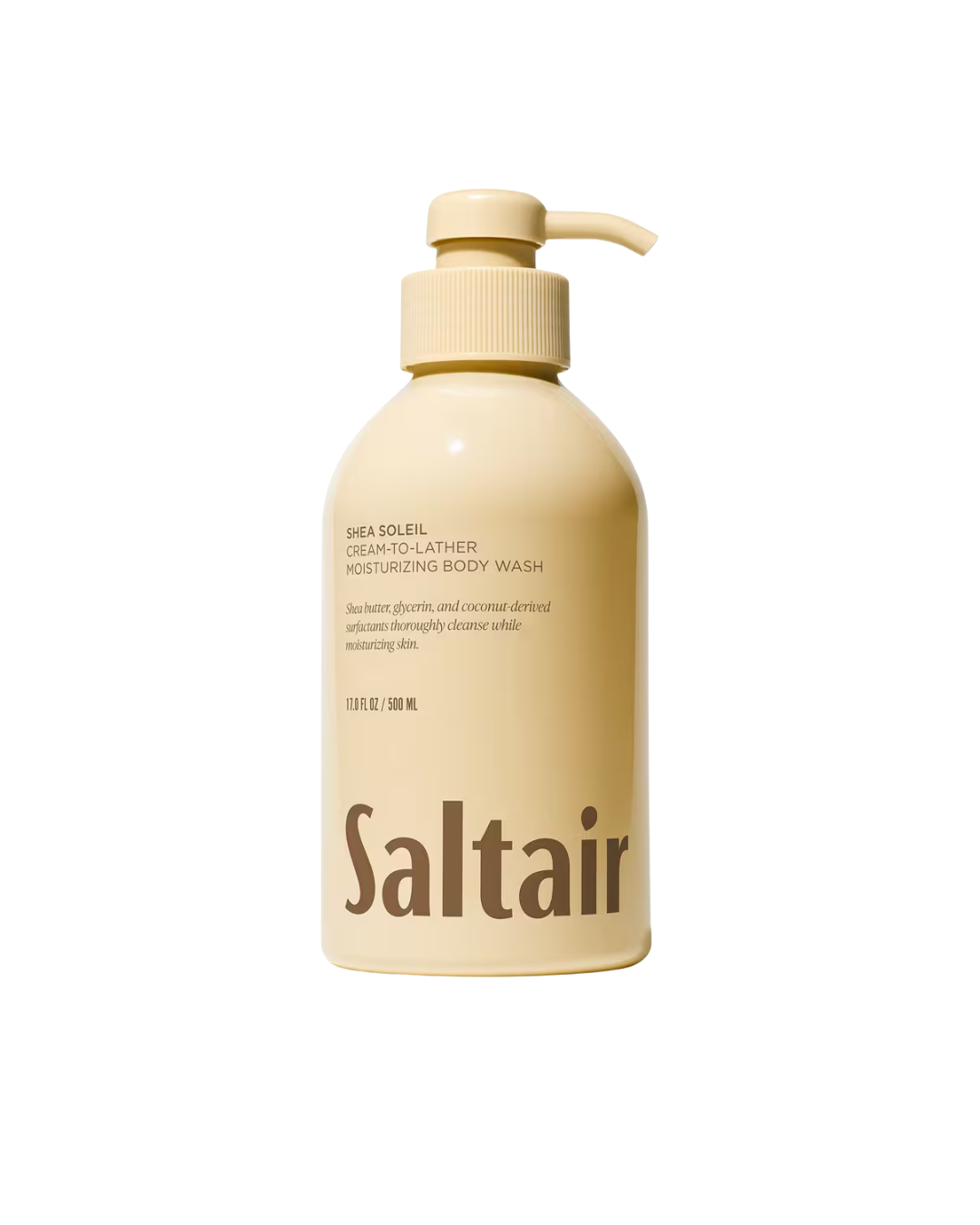 Saltair Cream-to-Lather Moisturizing Body Wash with Glycerin, 17 oz