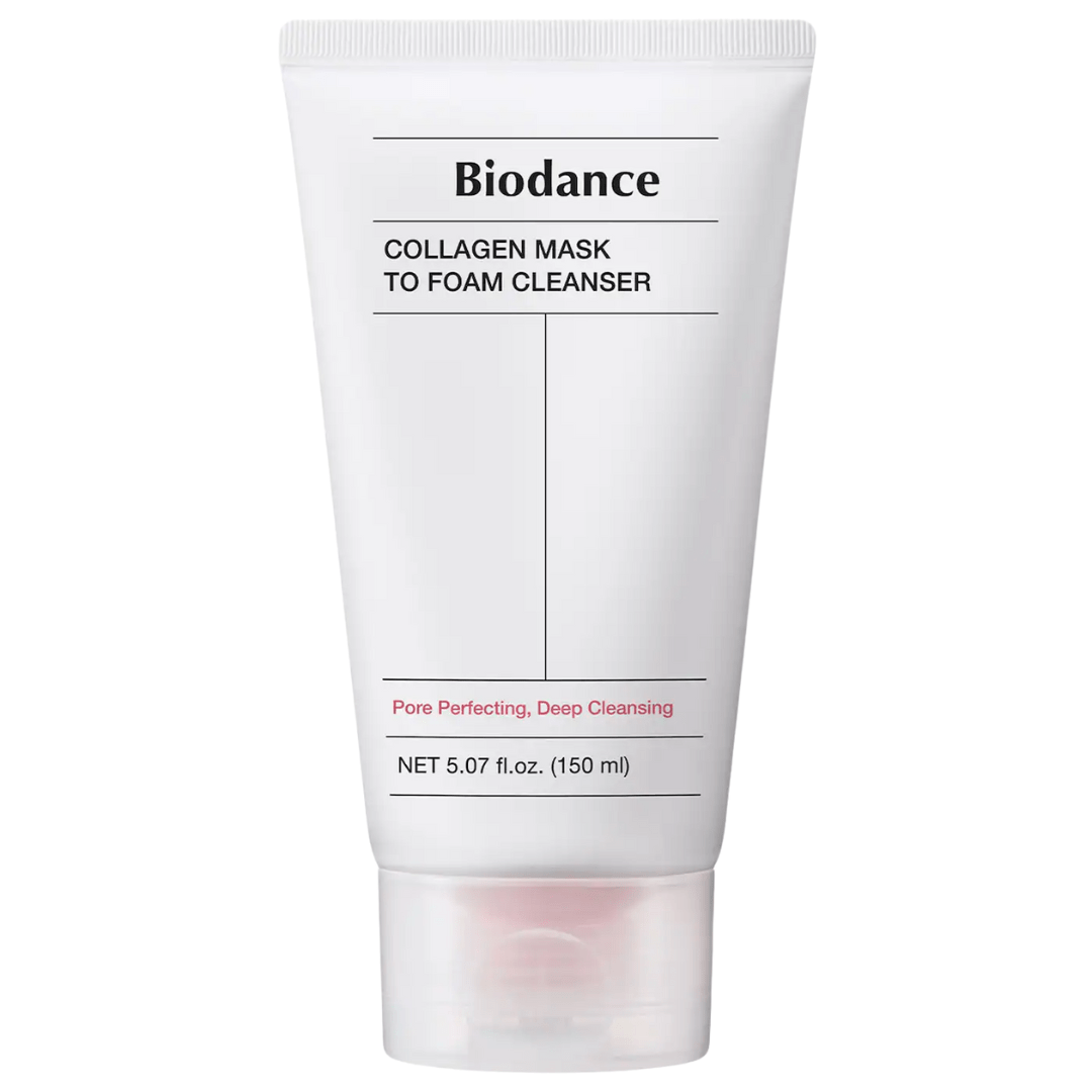 Biodance Collagen Mask to Foam Cleanser