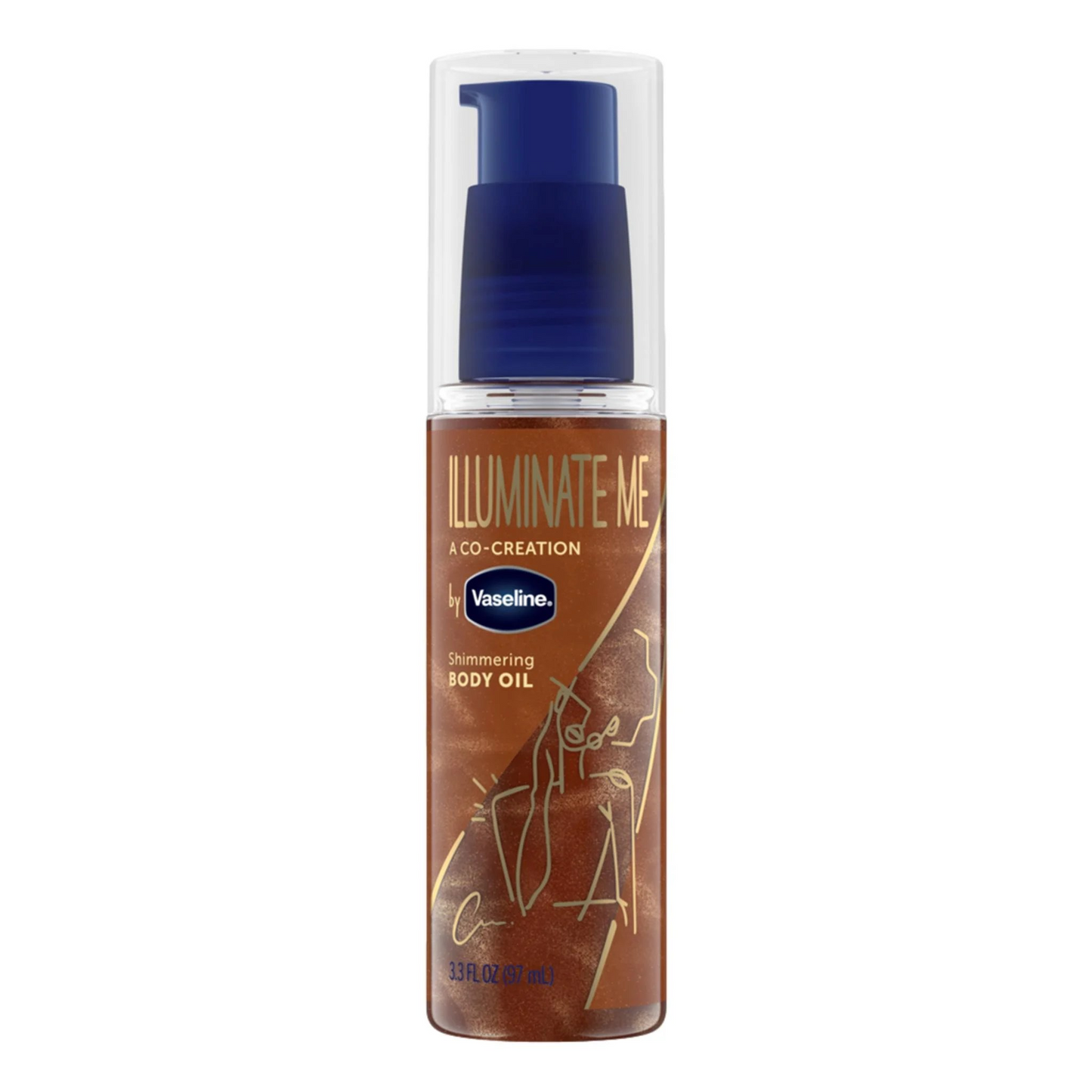 Vaseline Illuminate Me Shimmering Body Oil, 3.3 oz