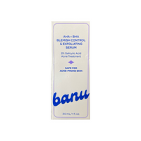 Banu AHA + BHA Blemish Clearing and Exfoliating Serum with 2% Salicylic Acid, 1 oz/30 mL