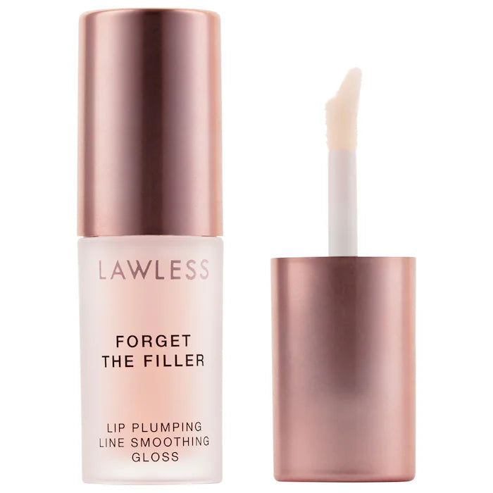 LAWLESS Mini Forget The Filler Lip Plumper Line Smoothing Gloss, 1.7 mL